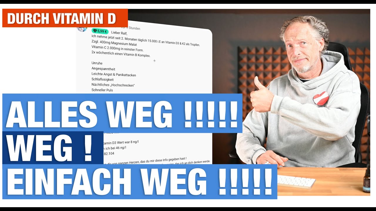 Unglaublich, was nach dem Vitamin-D-Auffüllen passierte!  ❤️‍🩹