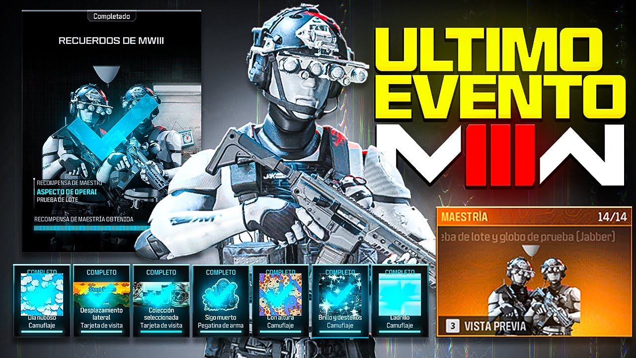 COMPLETÉ el ÚLTIMO EVENTO de la HISTORIA de MODERN WARFARE 3