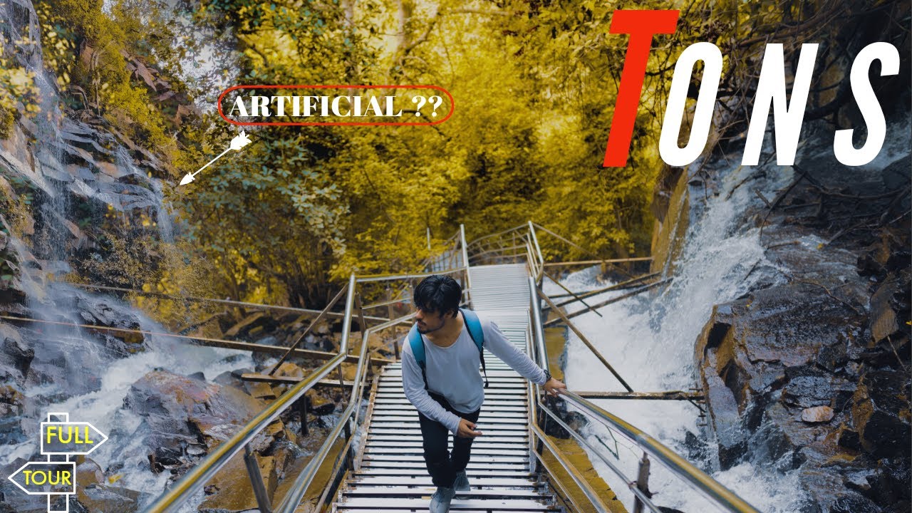 The stairway to Heaven | Tons Waterfall Sirmaur , Rewa | MP tourism | travel vlog