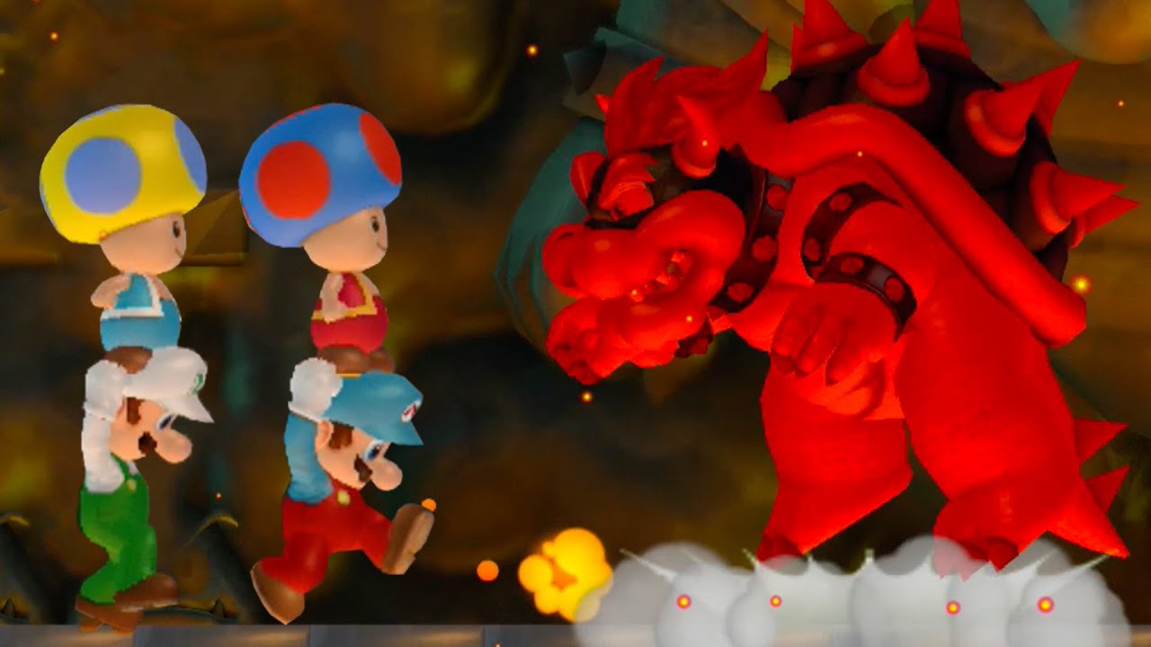 Cannon New Super Mario Bros. Wii – 4 Player (Mario + Blue Toad, Luigi + Yellow Toad) #4