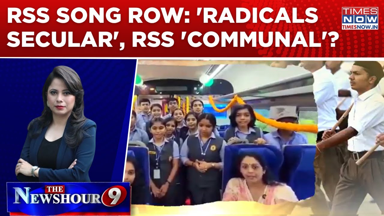 RSS Song Row Sparks National Storm: Left, Cong vs BJP Face-Off | 'Radicals Secular', RSS 'Communal'?