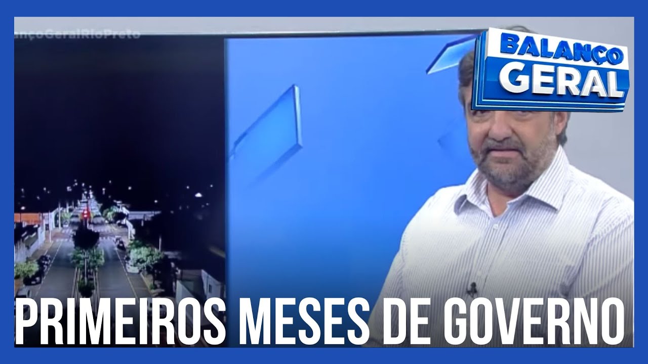 Estudio com o prefeito Pedro de Senzi Neto, de Estrela D’oeste, o 'Pedroca'