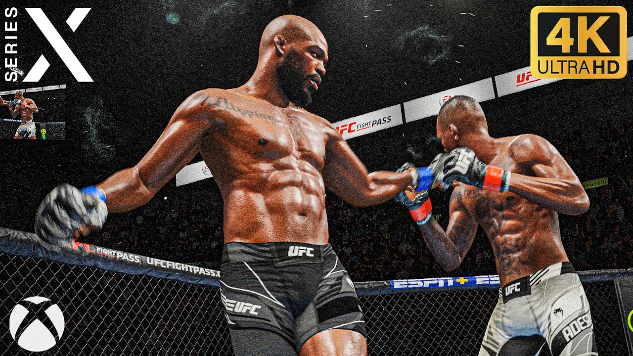 UFC 4 - Israel Adesanya Vs Jon Jones | Series X Gameplay [4K60]
