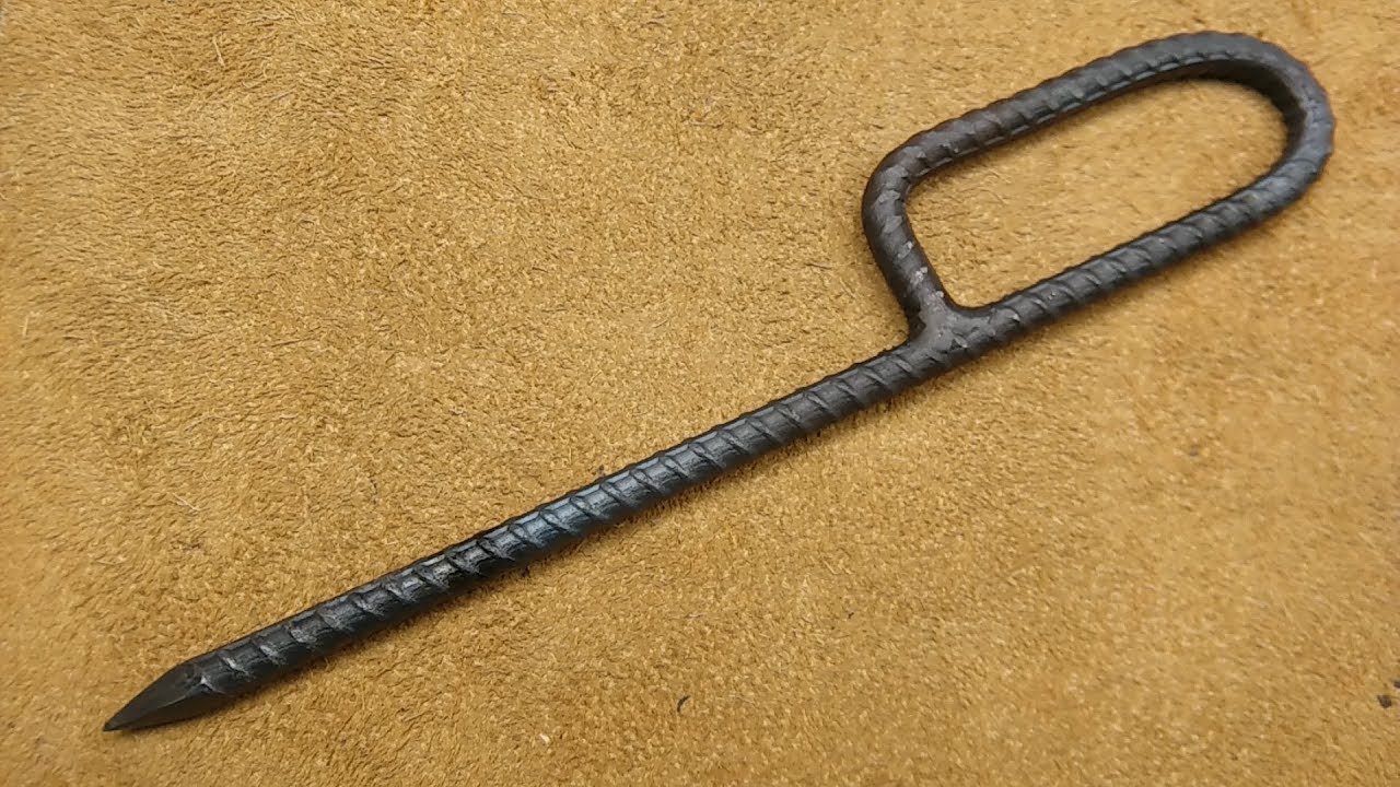 Making a Backyard Utility Stake with Rebar