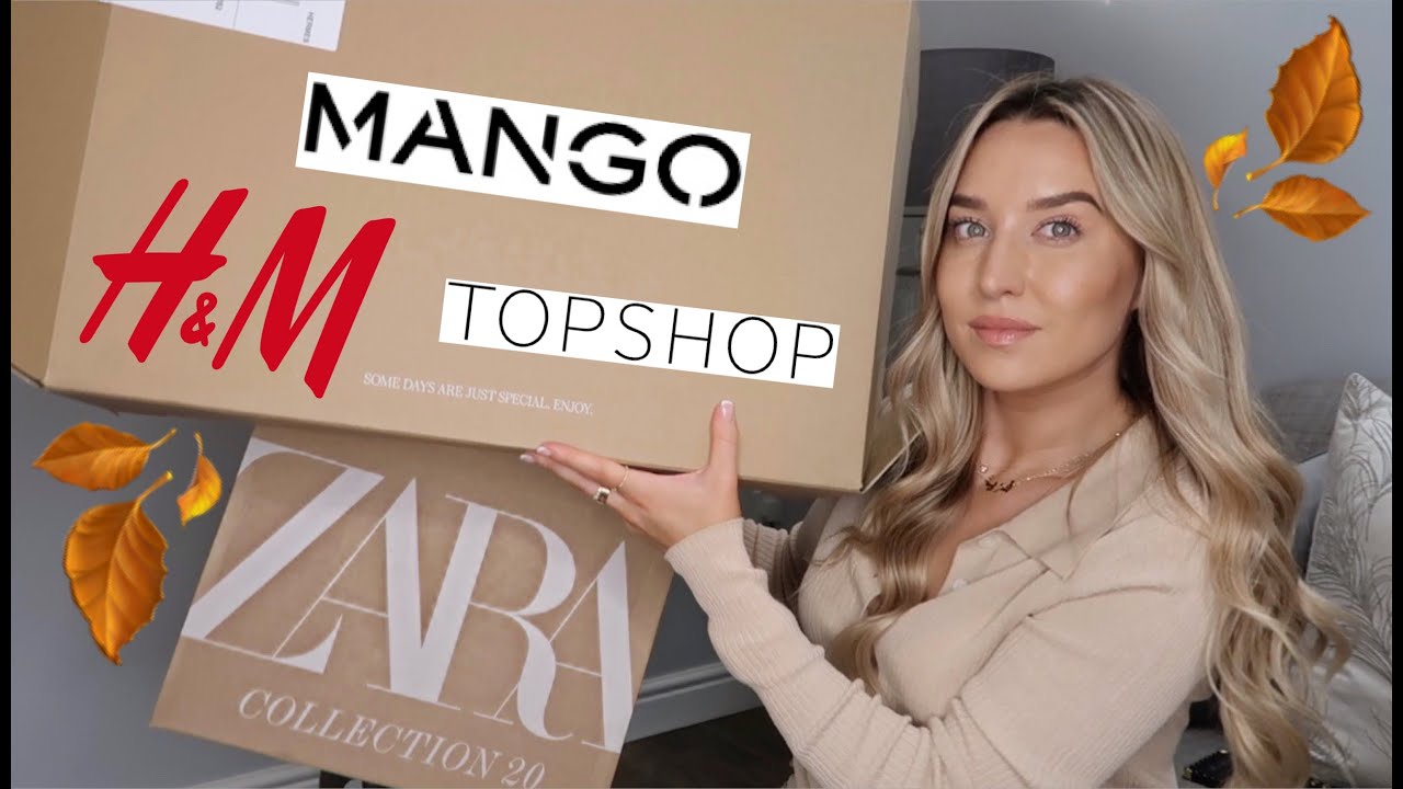 H&M, MANGO, ZARA, TOPSHOP AUTUMN TRY ON HAUL!! | Freya Killin