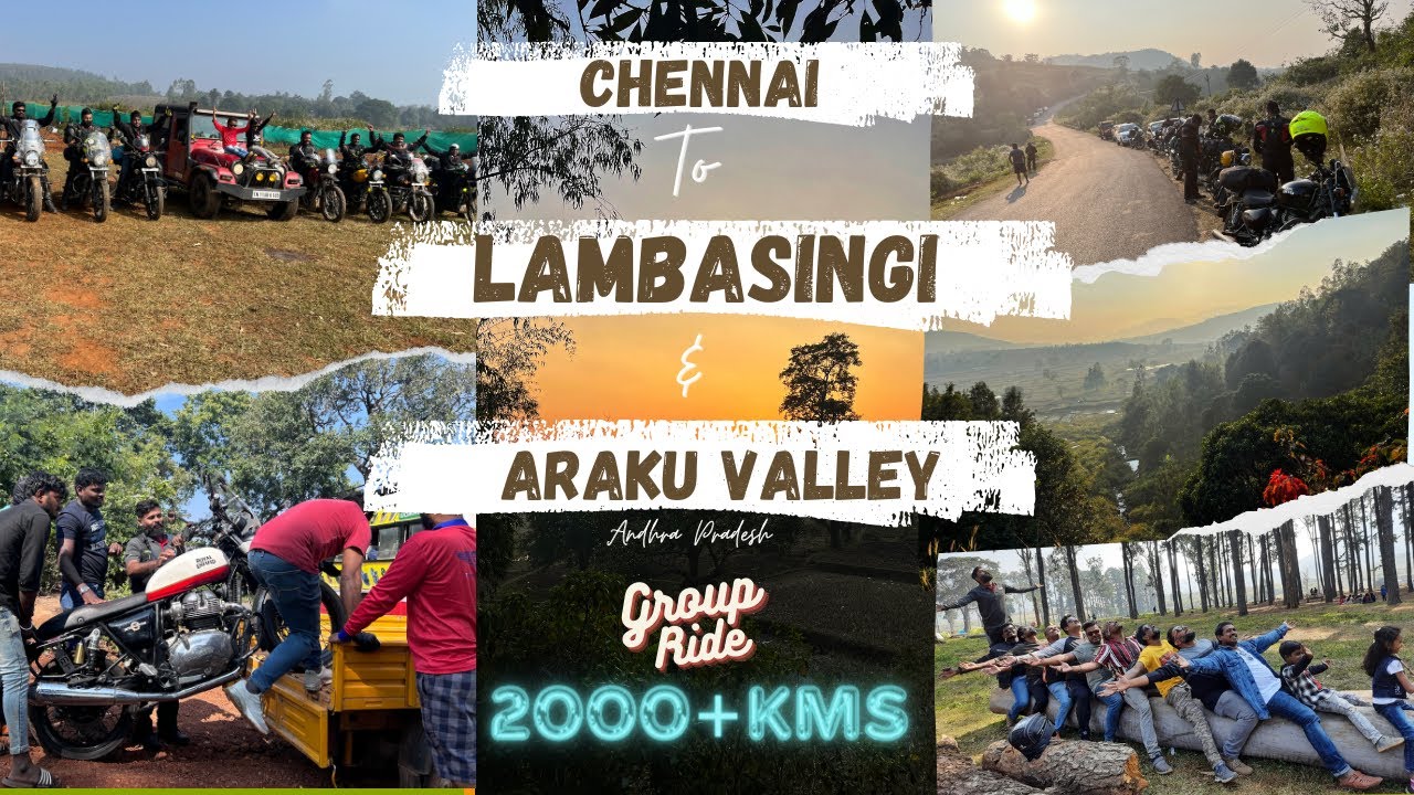 Lambasingi | Araku | BikeRide|Chennai | RoyalEnfield |6days|CRRMC| GroupRide| Interceptor650|2000+Km