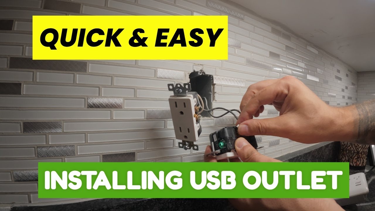 Installing a Leviton USB Outlet | Easy DIY Wall Upgrade
