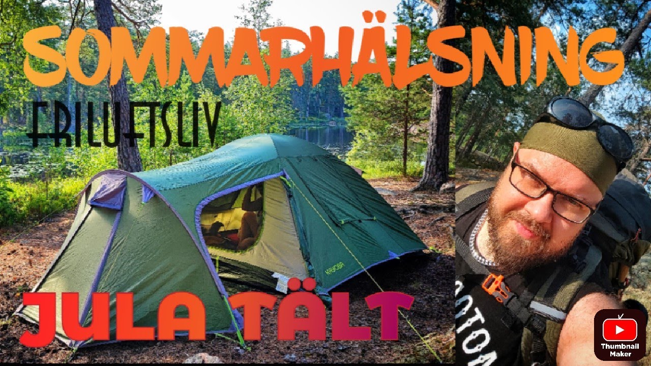 Jula 3-manna tält 🌳 Sommarhälsning