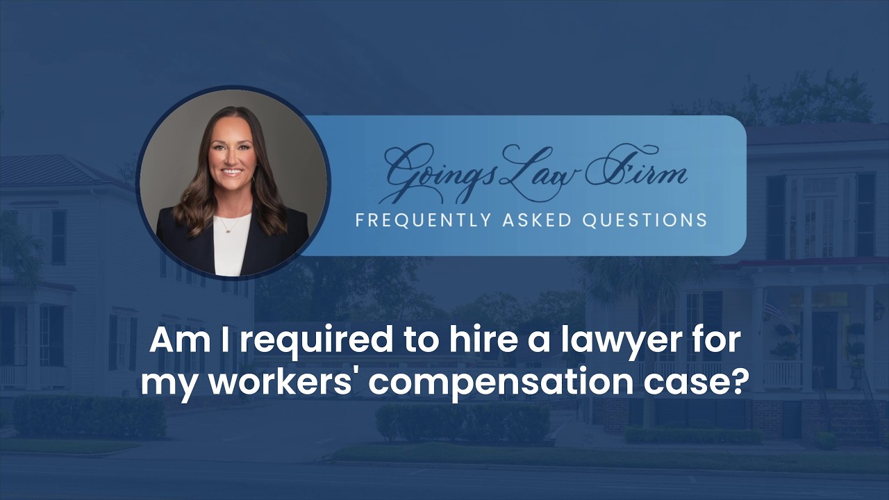 SC Workers' Compensation FAQs - Am I required to hire a lawyer for my workers' compensation case?