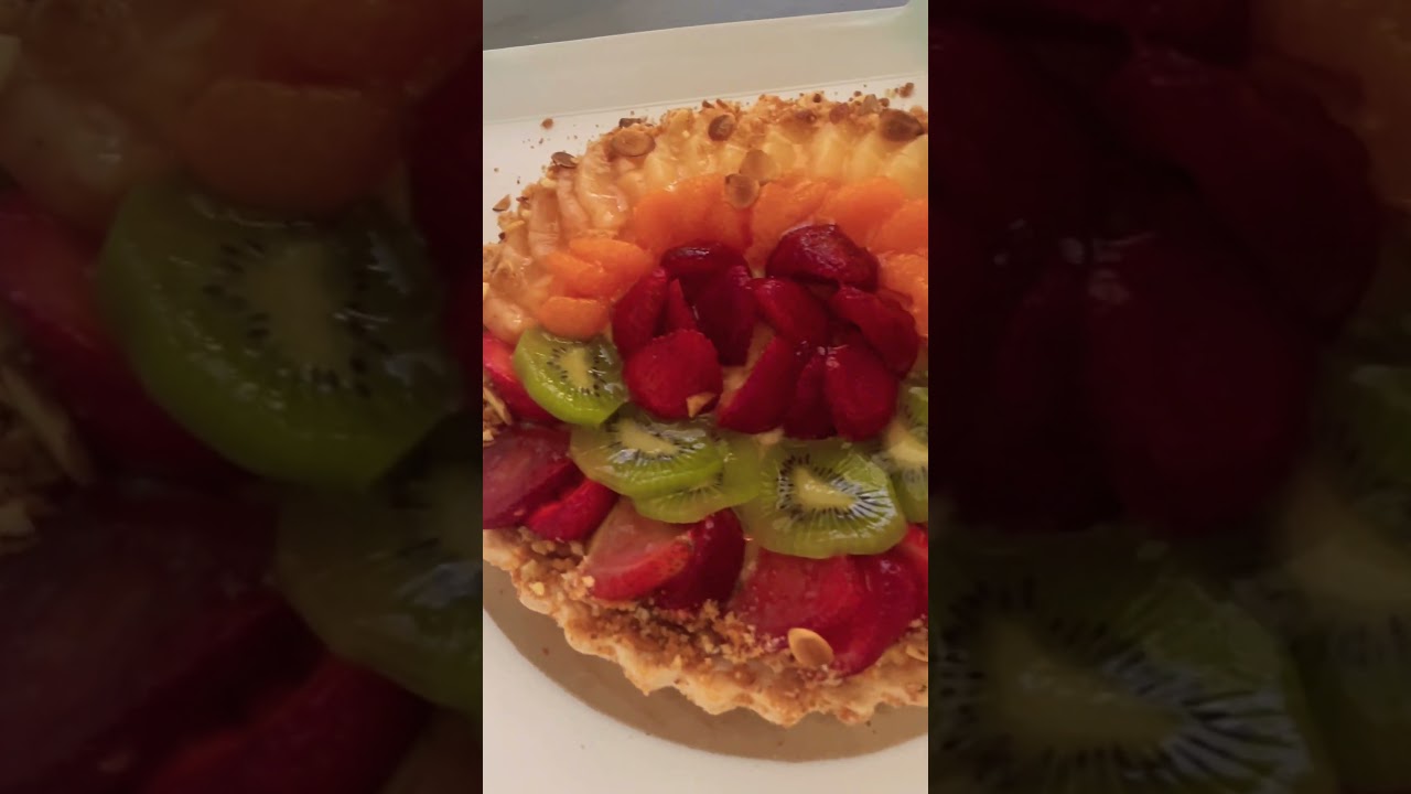 Enjoy Fruit Tart for dessert 🍮. #noah #adam #fruittart #dessert #best #yummy #yummyfood