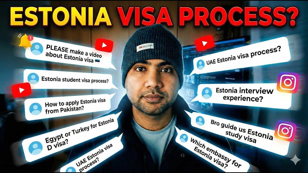 Estonia Student Visa 2026 🇪🇪 | How Pakistanis Apply via Turkey, UAE & Egypt (Full Process)