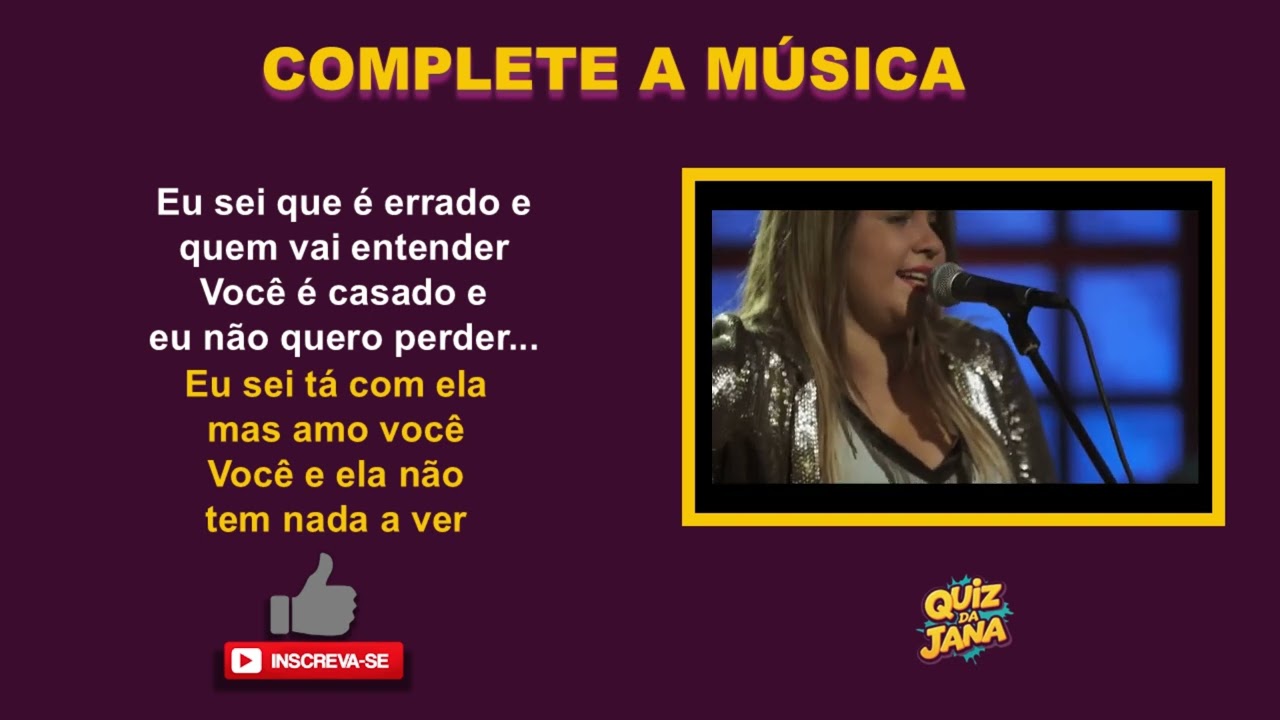 #QUIZ - COMPLETE A MÚSICA | ESPECIAL MARÍLIA MENDONÇA
