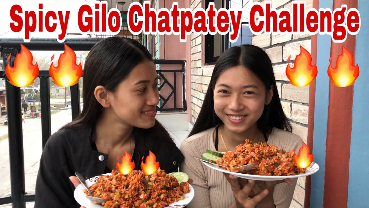 SPICY GILO CHATPATEY CHALLENGE🔥🔥|| SISTERS EDITION || Its me Aarati