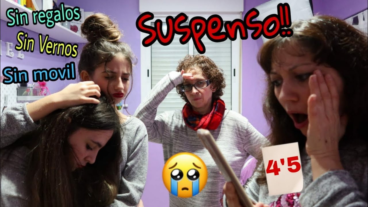 HE SUSPENDIDO!!, NOS QUEDAMOS SIN VERNOS, SIN REGALOS DE NAVIDAD Y SIN GRABAR VIDEOS JUNTAS