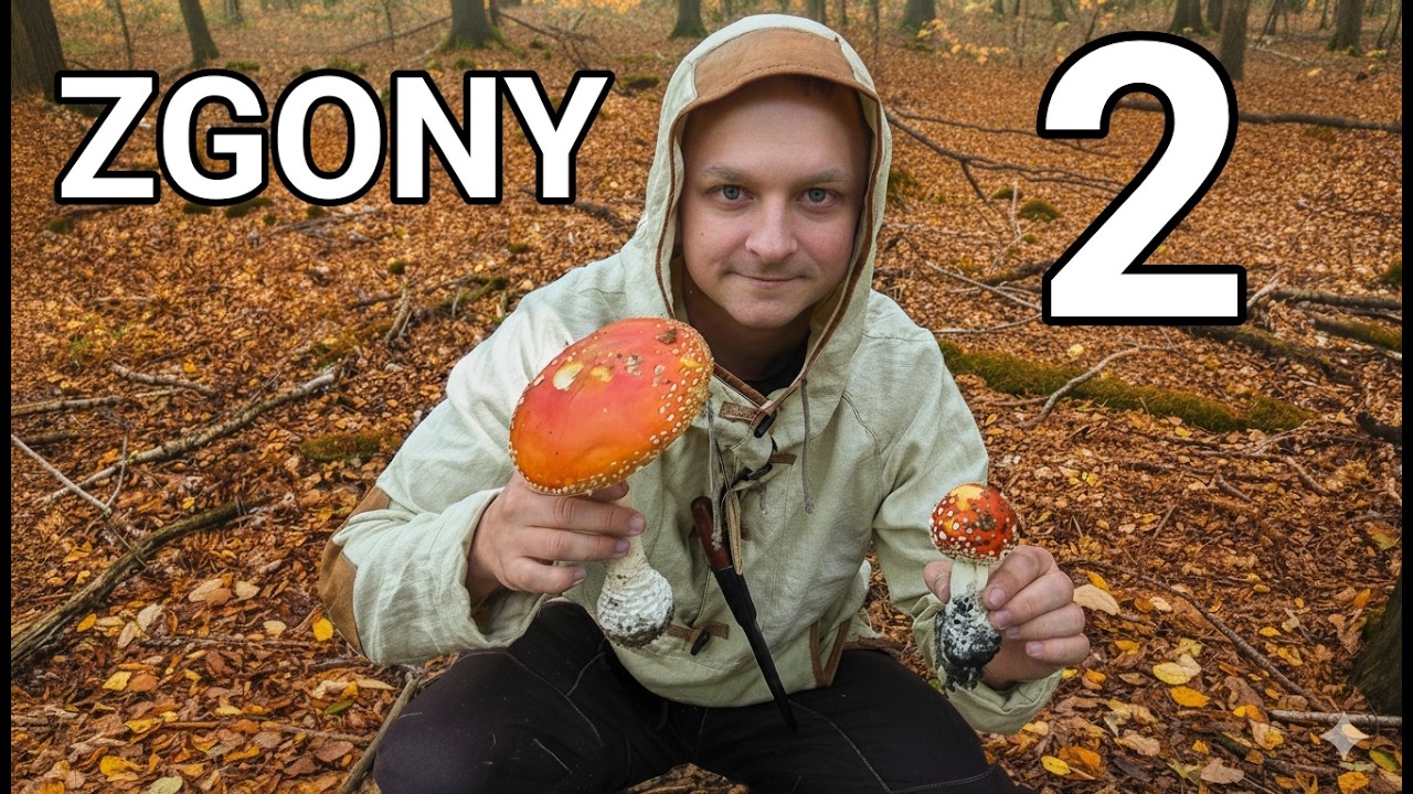 DWA ZGONY po spożyciu MUCHOMORA CZERWONEGO - analiza przypadków