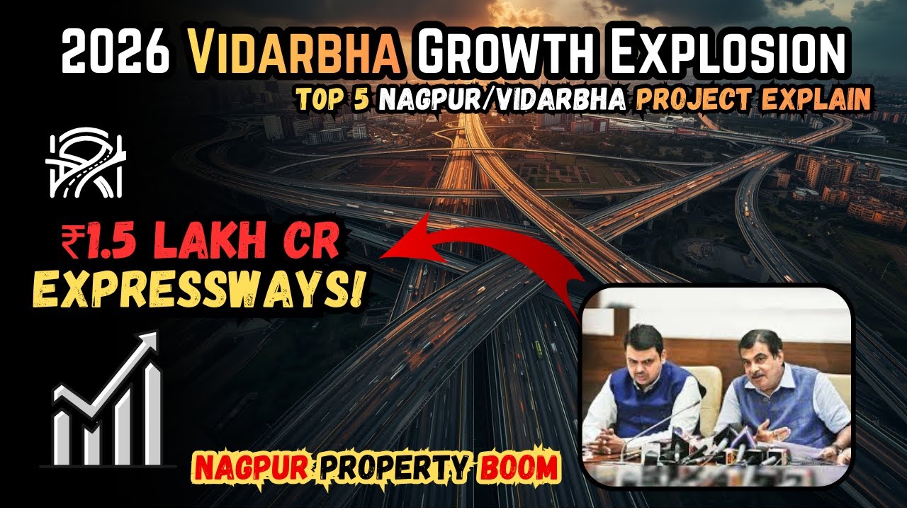 ₹1.5 Lakh Cr Expressways! Nagpur Real Estate Boom by 2026