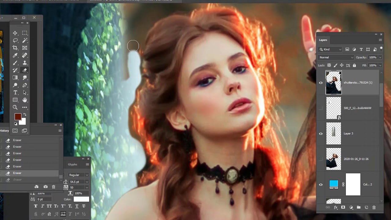 How to Make a Fantasy Book Cover Design | Dramatic Time lapse | Derek Murphy