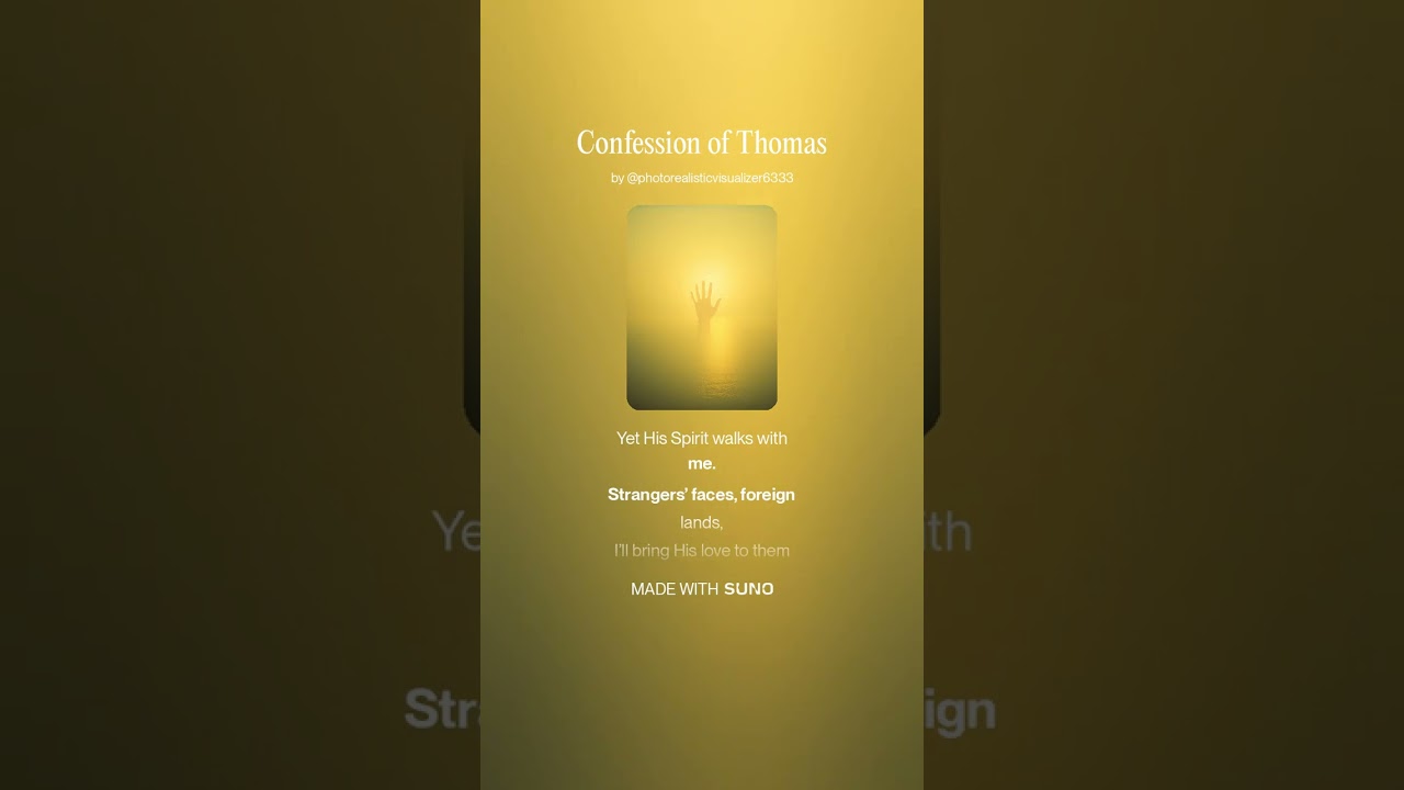 Confession of Thomas #힐링음악 #도전 #희망