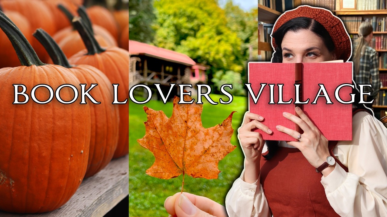 Cozy Fall Getaway in a Sleepy Bookstore Mountain Village🍂📚Catskills Cabin Escape🌲🪵