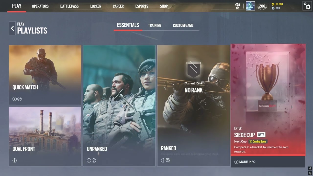 2026 R6 siege settings from the big V6