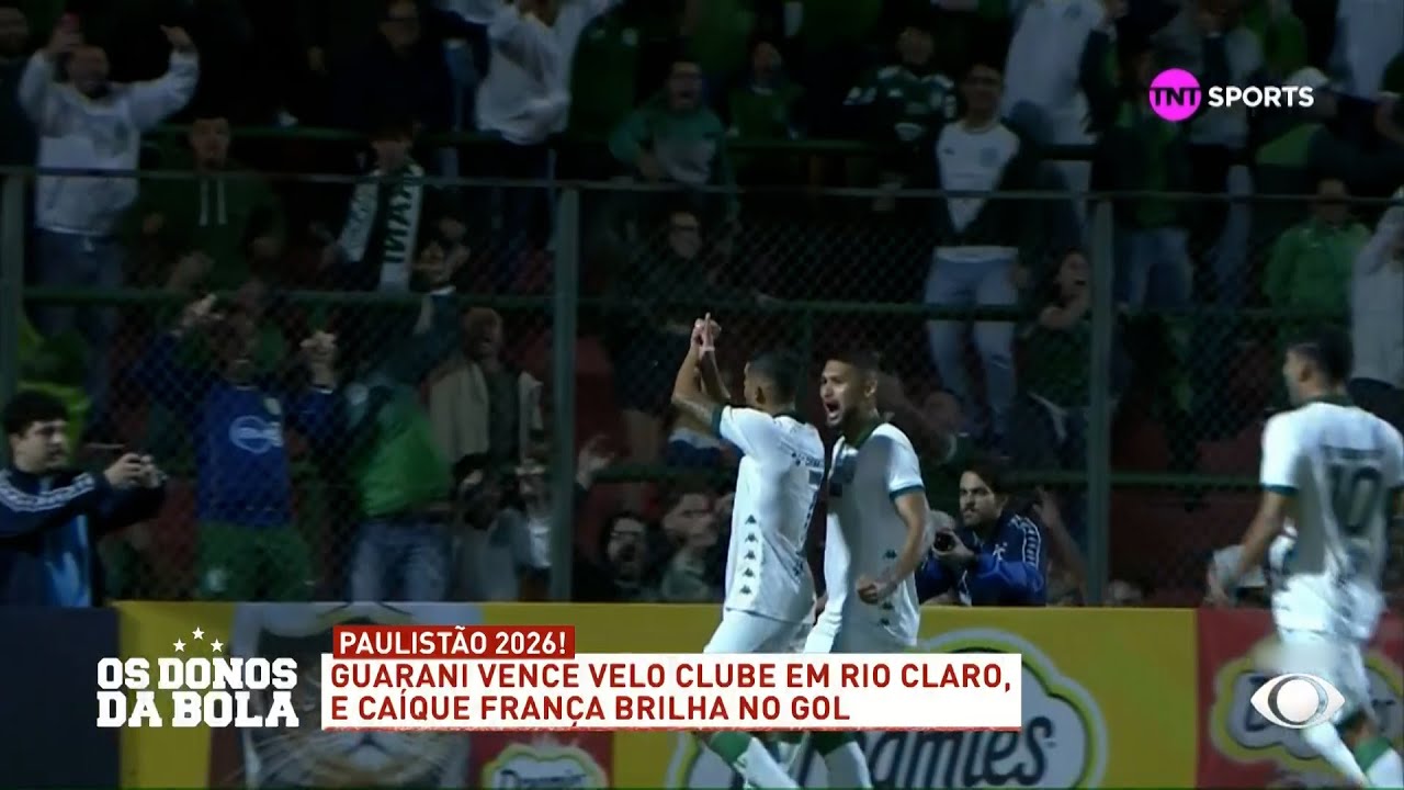 Análise Velo Clube 0 X 1 Guarani (22/01) - 23/01/2026 - Os Donos da Bola
