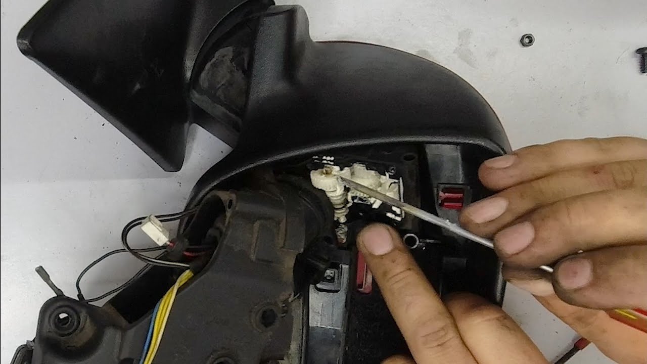 Cómo REPARAR un espejo retrovisor ELÉCTRICO Abatible