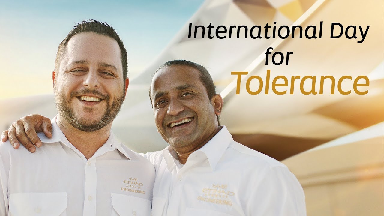International Day for Tolerance | Etihad Airways