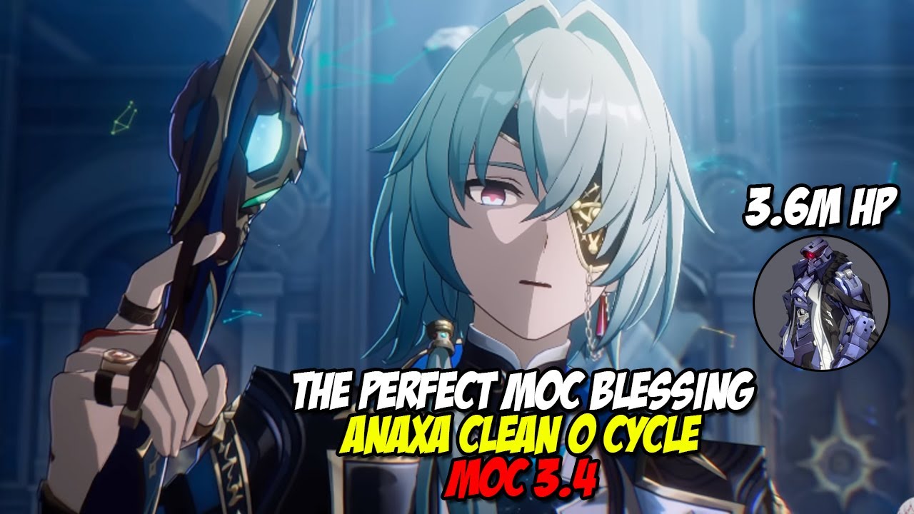 Hoyo Just Blessed Anaxa – CLEANEST 0-Cycle Run in MoC 3.4! | Honkai: Star Rail