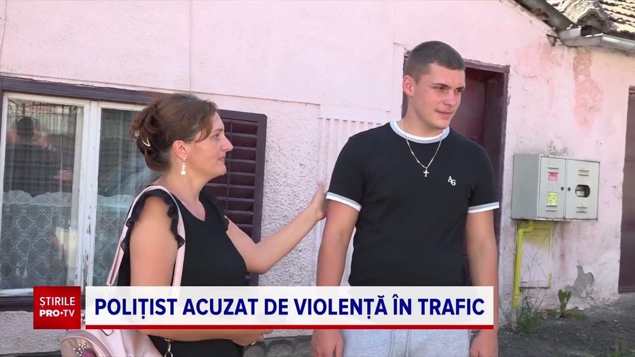 Cine este tânărul șofer care a fost bătut cu bestialitate de un polițist aflat în timpul liber