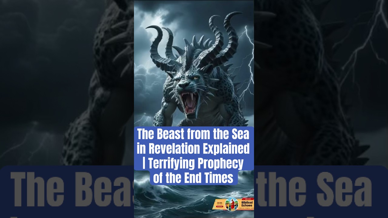 The Beast from the Sea in Revelation Explained | Terrifying Prophecy of the End Times #biblicalbeast