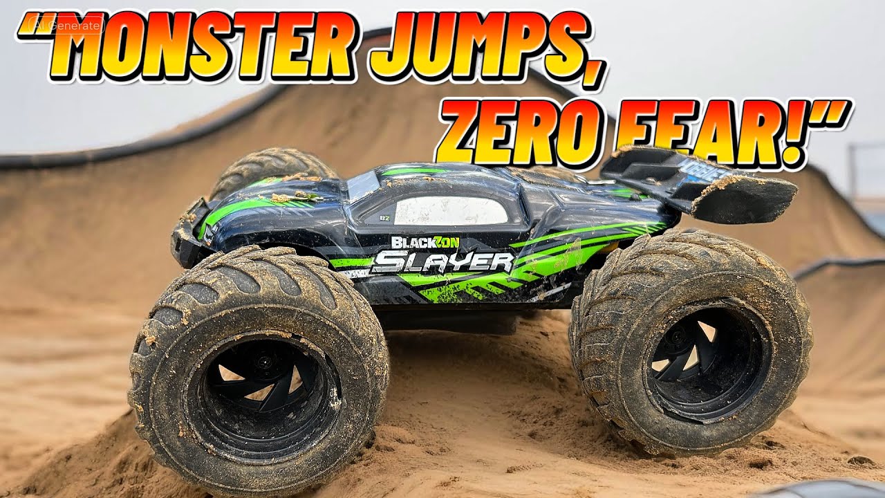 Monster Jumps, Zero Fear, This Blackzon Slayer Is One Tough RC Car. #rccar #remotecontrol #blackzon