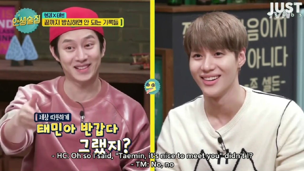 [ENG SUB] [Ep42] Life Bar Heechul Henry Taemin's funny scenes