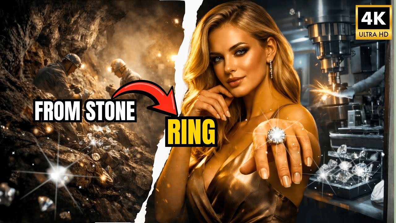 Inside Diamond Cutting Factory: From Raw Stone to Luxury Ring | Full Process