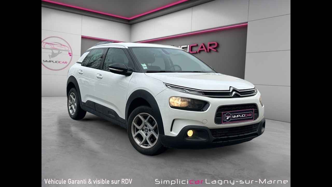 CITROEN C4 CACTUS SOCIETE BLUEHDI 120 S&S EAT6 FEEL NAV - TVA Récupérable