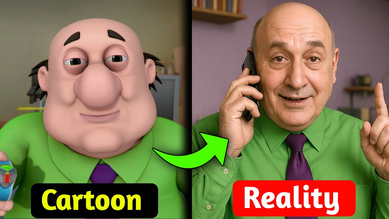 Motu Patlu Cartoon All Characters in Real Life 😱