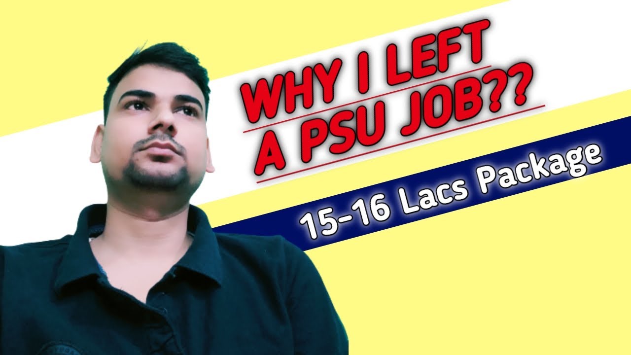 WHY I LEFT A PSU JOB? | 15 LACS PACKAGE JOB | A MINI RATNA CATAGORY PSU | NHPC LTD | CMA STUDENTS