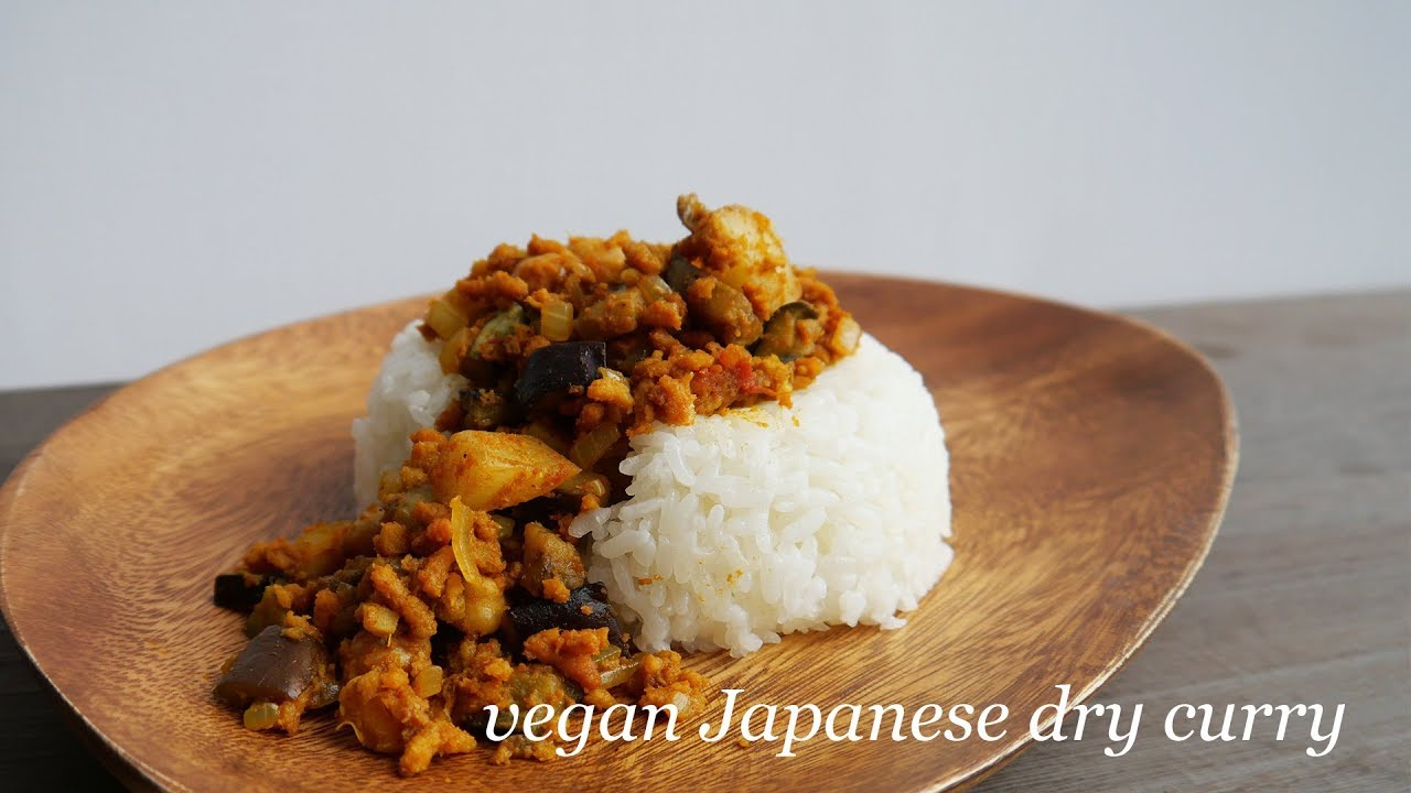 Vegan Japanese Dry Curry | ヴィーガン・ドライカレー