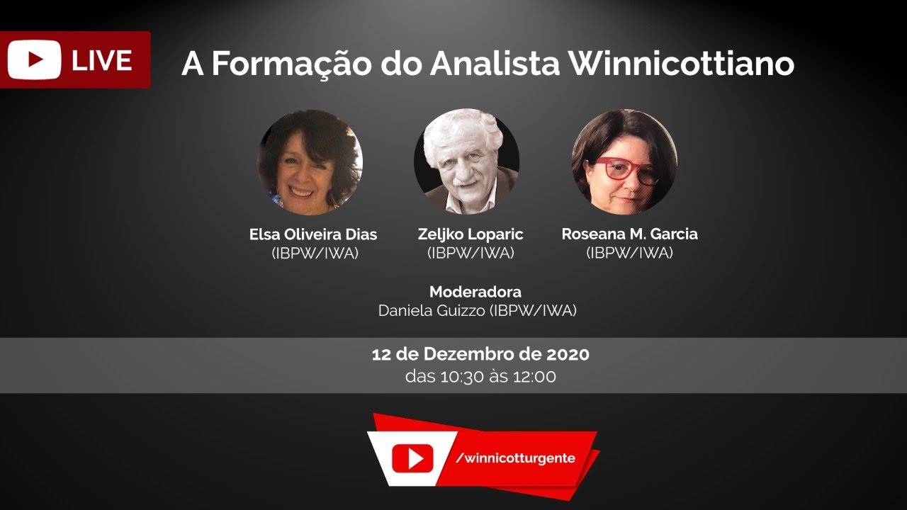 LIVE | A FORMAÇÃO DO ANALISTA WINNICOTTIANO