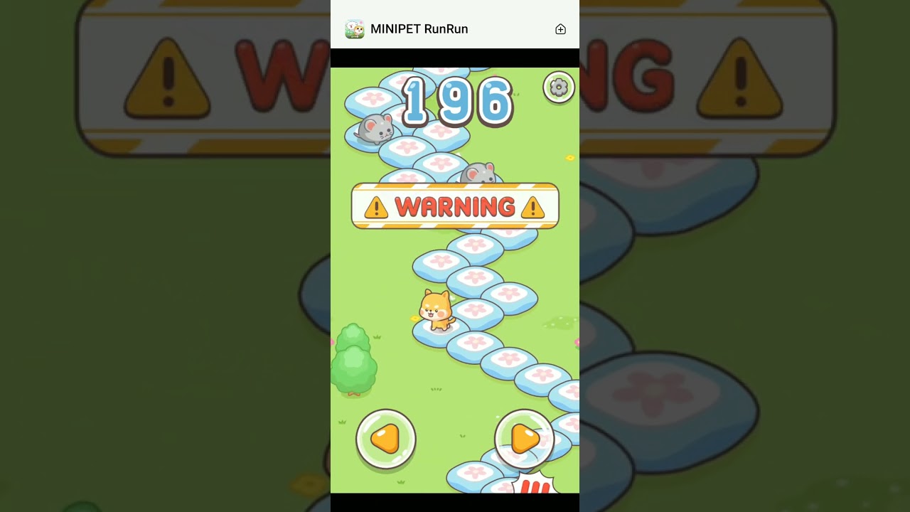 Minipet RUN RUN, game play, gioco flash