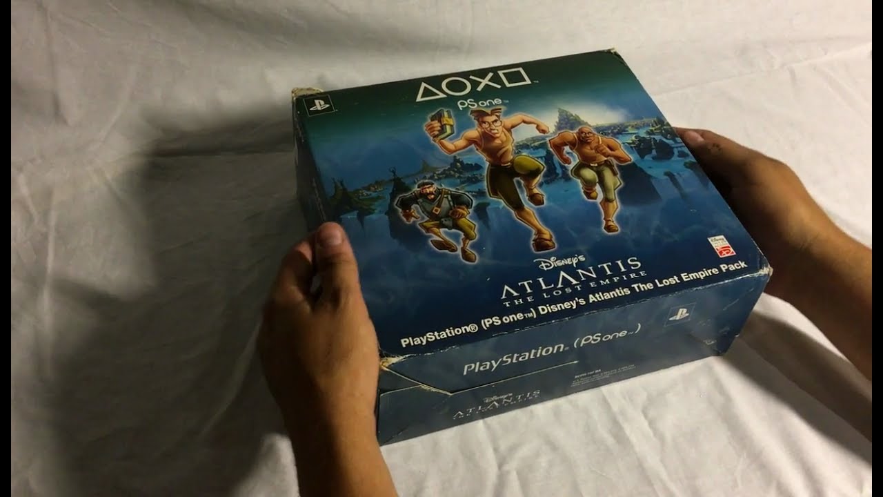 Unboxing PS1 - Pack psone disney Atlantis PAL (2001)