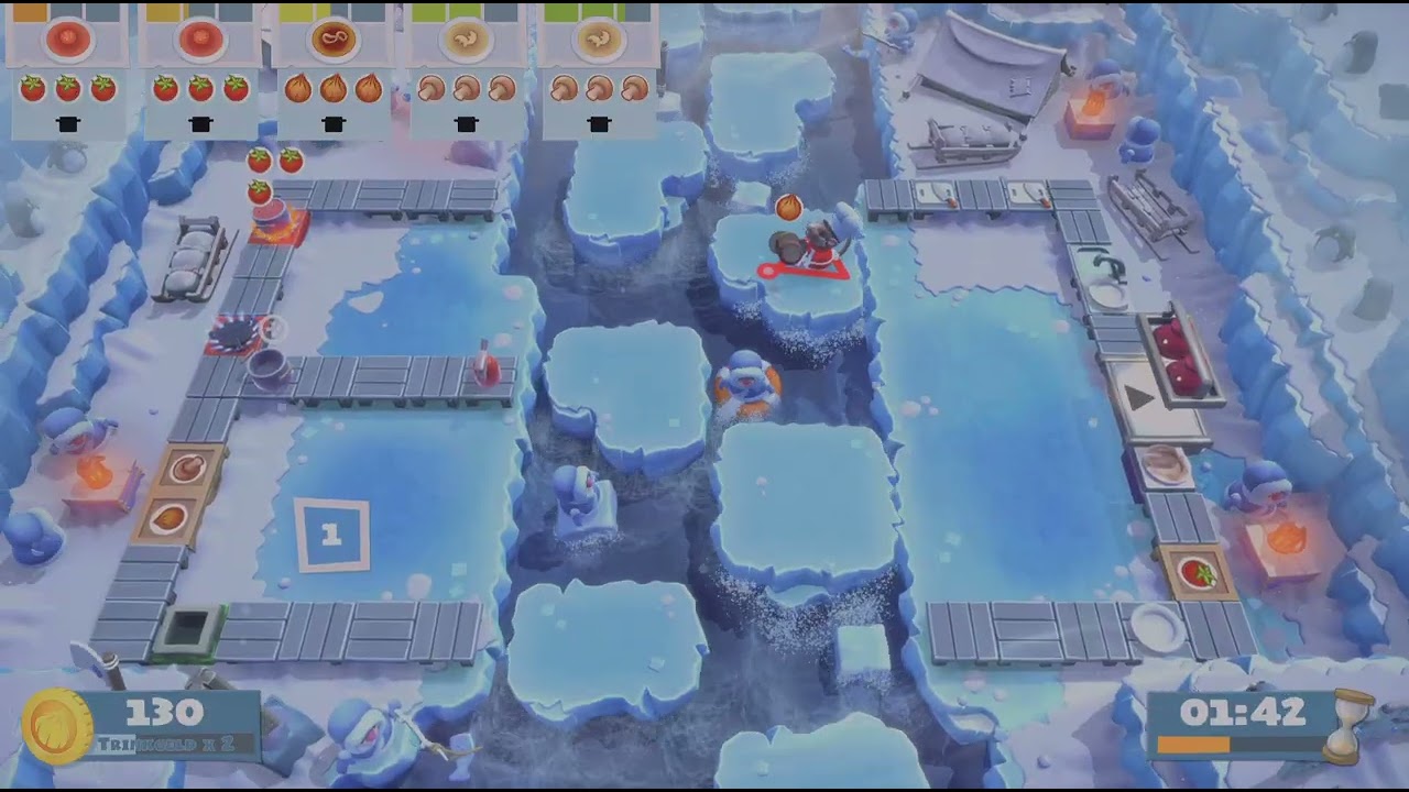 Overcooked kochen mit 2 chaotischen idioten (englisch und Deutschsprachig )