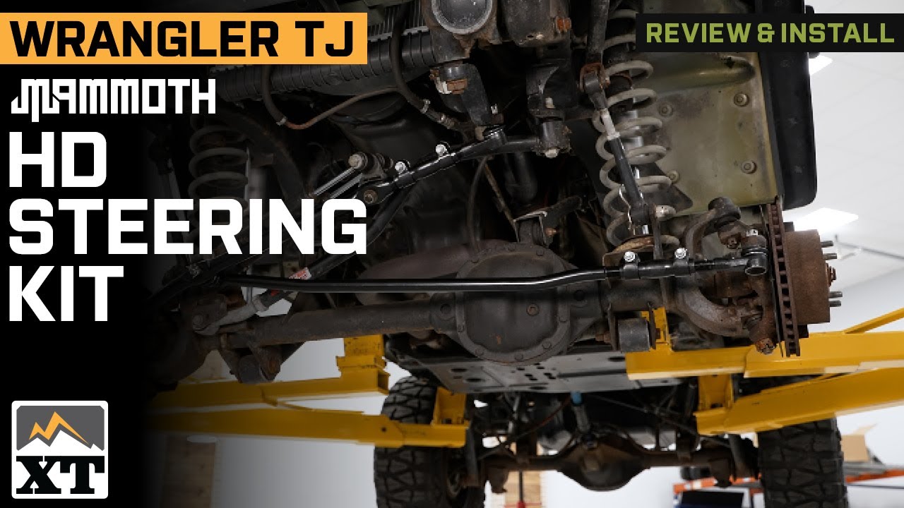Jeep Wrangler TJ Mammoth HD Steering Kit Review & Install