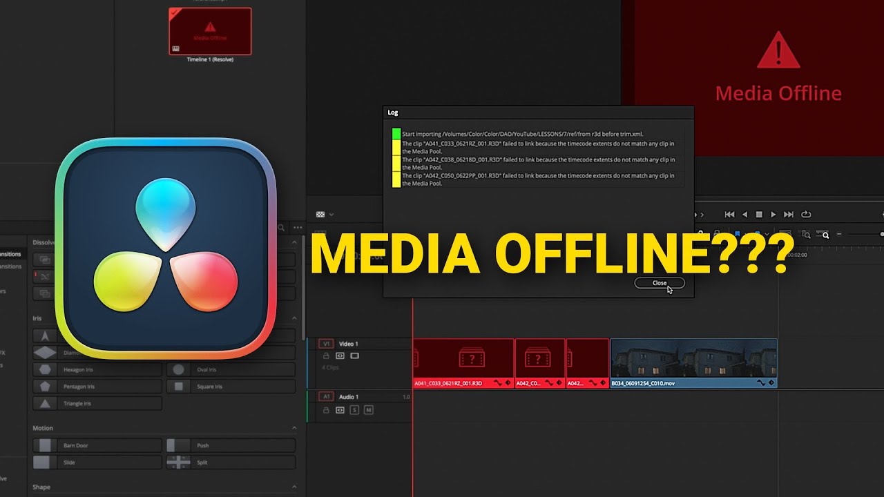 Решаем 3 проблемы: Media Offline, Multicam и VFX