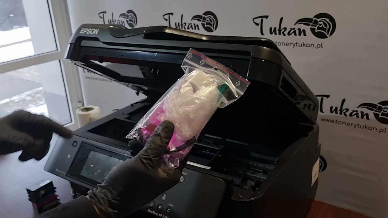 Epson WorkForce wf 7720 udrażnianie głowicy