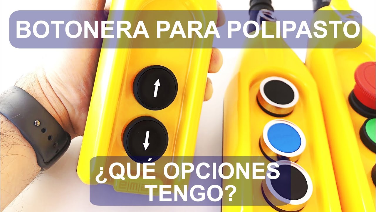 Botoneras para polipasto - Lo que debes saber