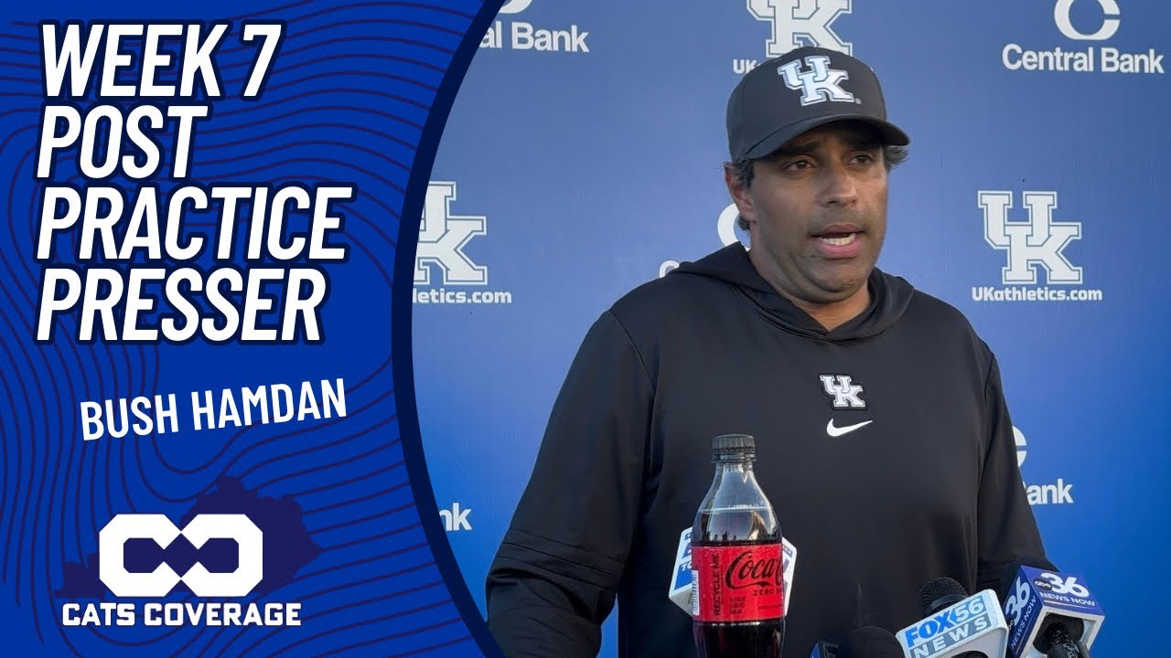 Week 7 Post Practice Press Conference - Bush Hamdan - (10/8/2024)