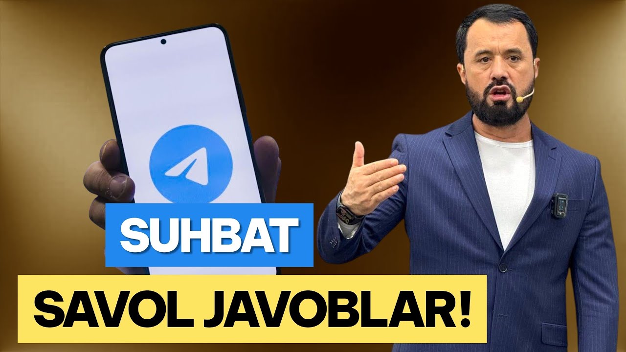 #SUHBAT ILMIY SUHBAT SAVOL VA JAVOBLAR ABROR MUXTOR ALIY DOMLA 