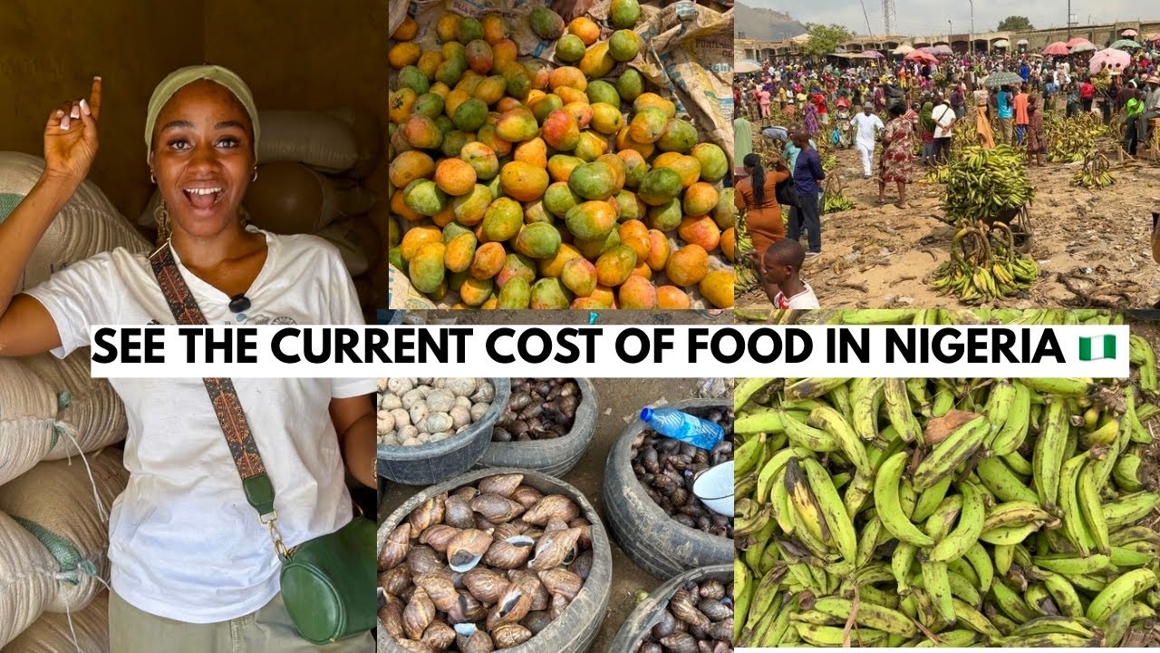 Текущие цены на бананы, фрукты и продукты питания в Нигерии 🇳🇬 на фруктовом рынке Зуба в Абудже 😳