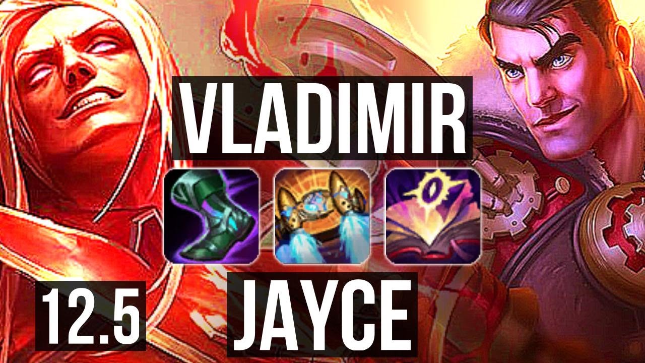 VLAD vs JAYCE (TOP) | 9/0/3, 2.4M mastery, 6 solo kills, 800+ games, Legendary | EUW Master | 12.5