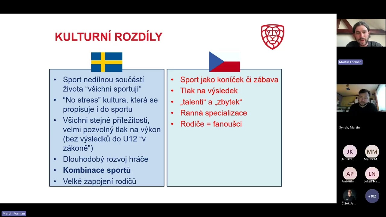 WEBINÁŘ (M. Forman): Práce s mládeží SWE vs. CZE
